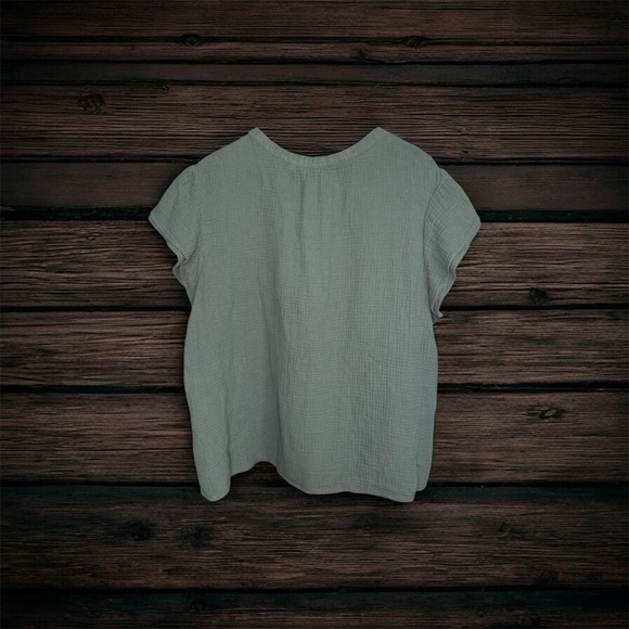 Candace Cameron Bure Sage Blouse - Picture 2 of 3